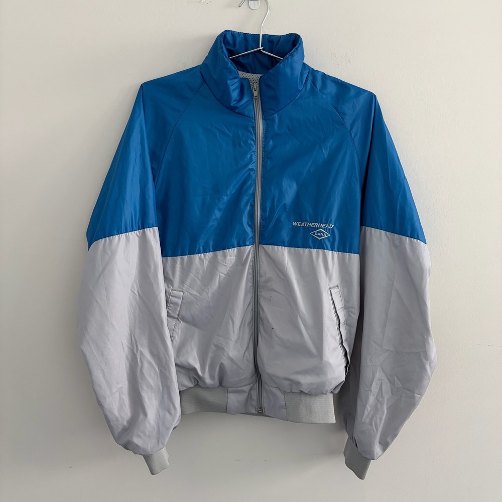 Swingster Weatherhead Dana Vintage Windbreaker Jacket Blue Grey Large Mens